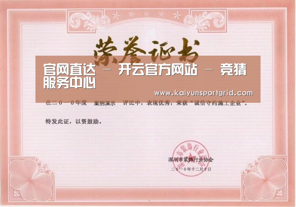 荣誉证书二
