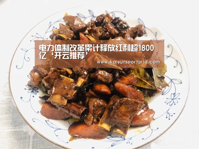 电力体制改革累计释放红利超1800亿‘开云推荐’(图1) 开云推荐